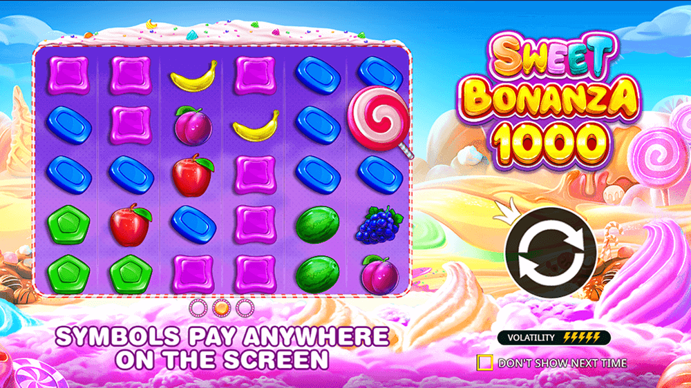 Основная информация о слоте Sweet Bonanza 1000